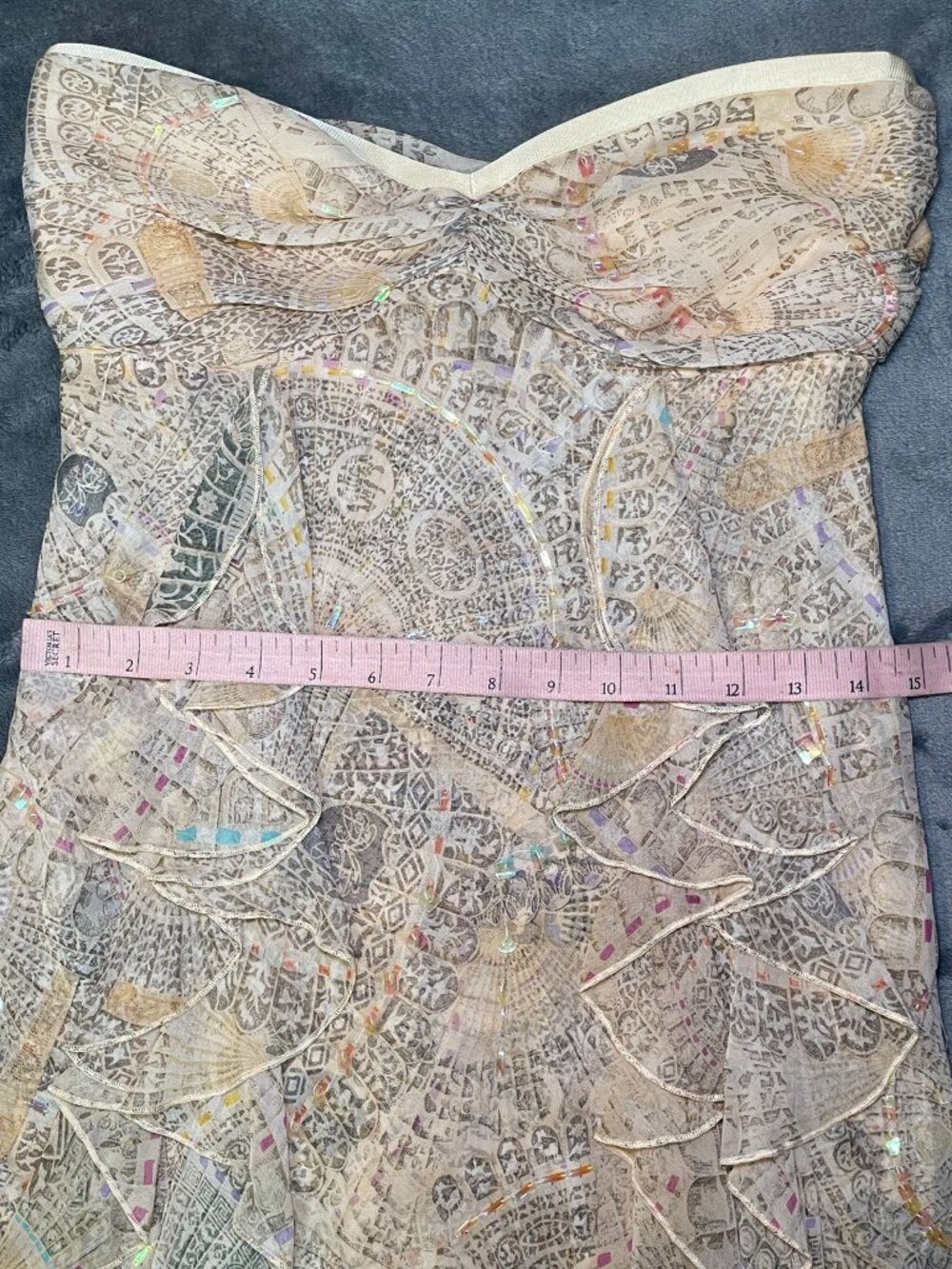 Diane von Furstenberg Vintage 2000s “Montespan” beaded silk tunic mini dress - Picture 11 of 11